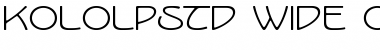 Kolo LP Std Wide Font Title Preview