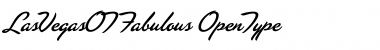 Las VegasOT Fabulous Font Title Preview