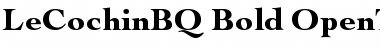 Le Cochin BQ Regular Font Title Preview