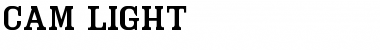 Cam Light Font Title Preview