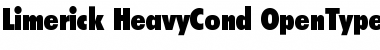 Limerick-HeavyCond Regular Font Title Preview