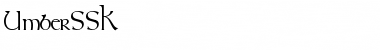 UmberSSK Regular Font Title Preview