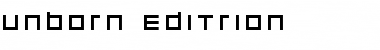 unborn editrion Regular Font Title Preview