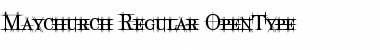 Maychurch Regular Font Title Preview