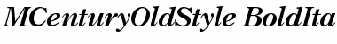 Century Old Style Bold Italic Font Title Preview