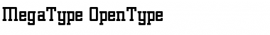 MegaType Regular Font Title Preview