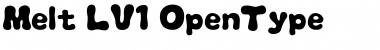 Melt LV1 Font Title Preview