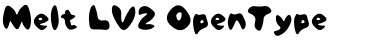 Melt LV2 Font Title Preview