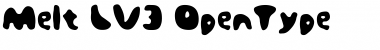 Melt LV3 Font Title Preview