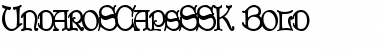 UndaroSCapsSSK Bold Font Title Preview