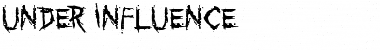Under Influence Regular Font Title Preview