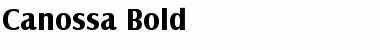 Canossa Bold Font Title Preview