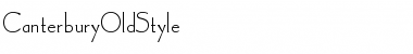 CanterburyOldStyle Regular Font Title Preview