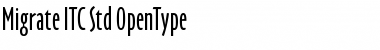 Migrate ITC Std Regular Font Title Preview