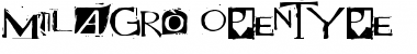 Milagro Regular Font Title Preview