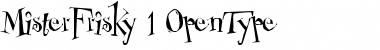 Mister Frisky Font Title Preview