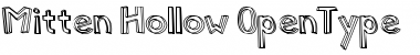 Mitten Hollow Font Title Preview
