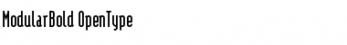 ModularBold Regular Font Title Preview