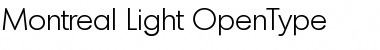 Montreal-Light Regular Font Title Preview