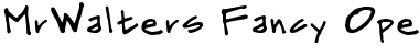 MrWalters Fancy Font Title Preview
