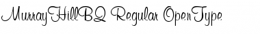 Murray Hill BQ Regular Font Title Preview