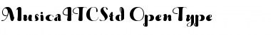 Musica ITC Std Regular Font Title Preview