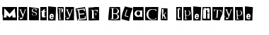 MysteryEF Black Font Title Preview