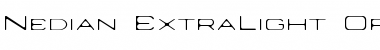 Nedian ExtraLight Font Title Preview