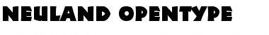 Neuland Black Font Title Preview