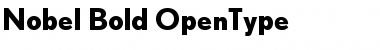 Nobel Bold Font Title Preview
