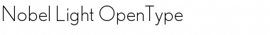 Nobel Light Font Title Preview