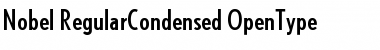 Nobel RegularCondensed Font Title Preview