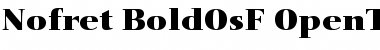 Nofret Bold OsF Font Title Preview