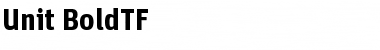 Unit-BoldTF Regular Font Title Preview