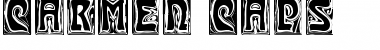 Carmen Caps Regular Font Title Preview