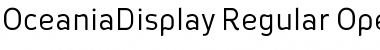 Oceania Display Regular Font Title Preview