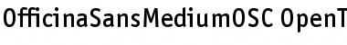 OfficinaSansMediumOSC Regular Font Title Preview