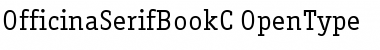 OfficinaSerifBookC Regular Font Title Preview