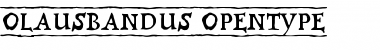 OlausBandus Regular Font Title Preview