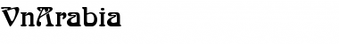 .VnArabia Regular Font Title Preview
