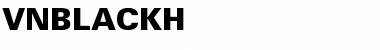 .VnBlackH Regular Font Title Preview