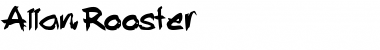 Allan Rooster Regular Font Title Preview