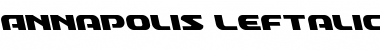 Annapolis Leftalic Italic Font Title Preview