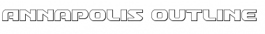 Annapolis Outline Outline Font Title Preview
