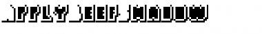 ApplyBeefShadow Medium Font Title Preview