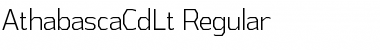 Athabasca Condensed Light Font Title Preview