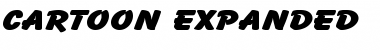 Cartoon Expanded Regular Font Title Preview