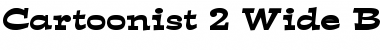 Cartoonist 2 Wide Bold Font Title Preview