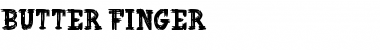 Butter Finger Regular Font Title Preview