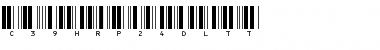 C39HrP24DlTt Normal Font Title Preview